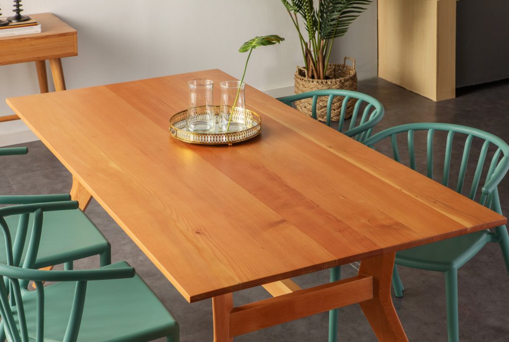 Scandi Dining Table made with Canadian Douglas-Fir — view 1