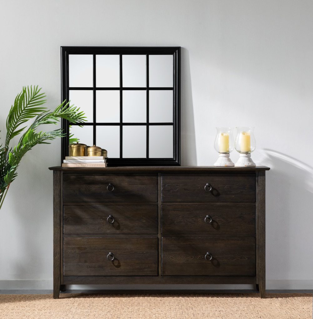 Dark Brown Dresser made with Canadian Western Hemlock — view 1