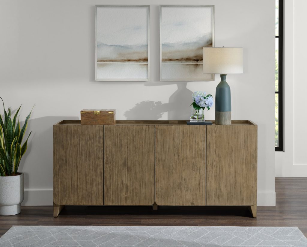 Driftwood Console Cabinet made with Canadian Western Hemlock — view 1