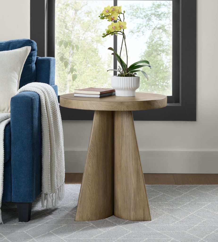 Driftwood Sculpted End Table made with Canadian Western Hemlock — view 1