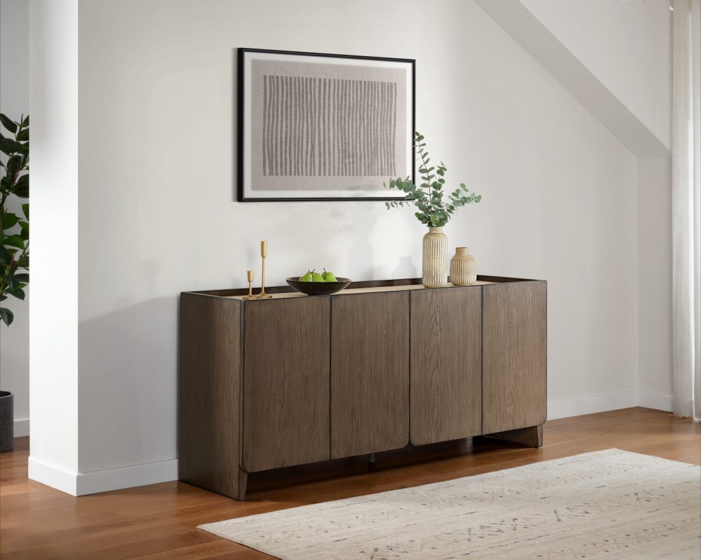Modern Two Tone Sideboard made with Canadian Western Hemlock — view 1